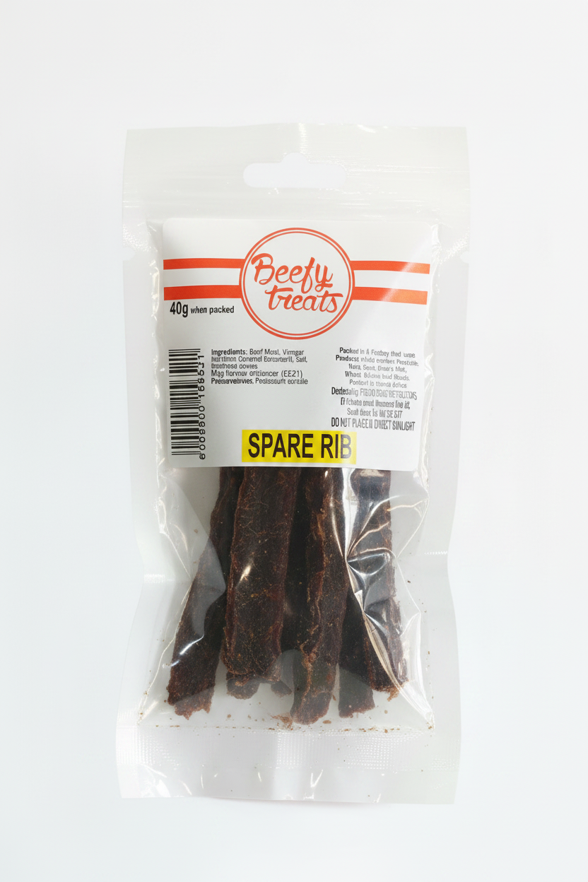 Beefy Treats Spare Rib 10 x 40g