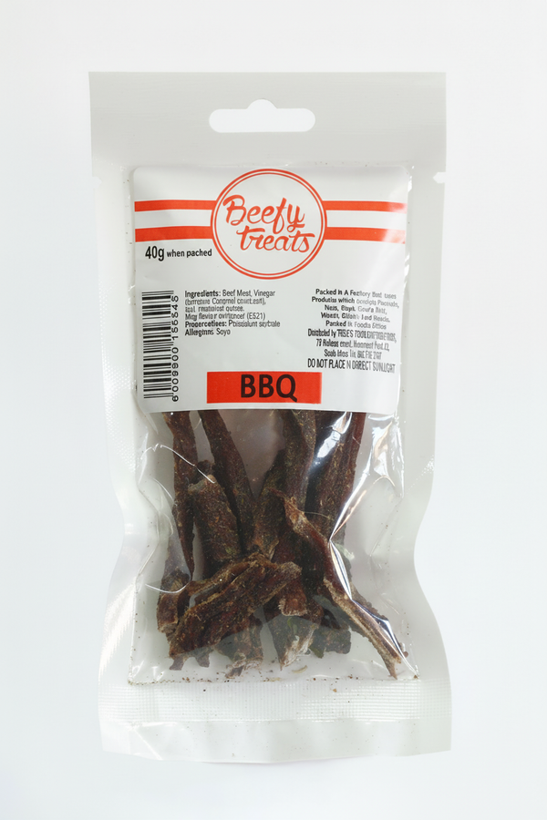Beefy Treats BBQ 40g beef sticks