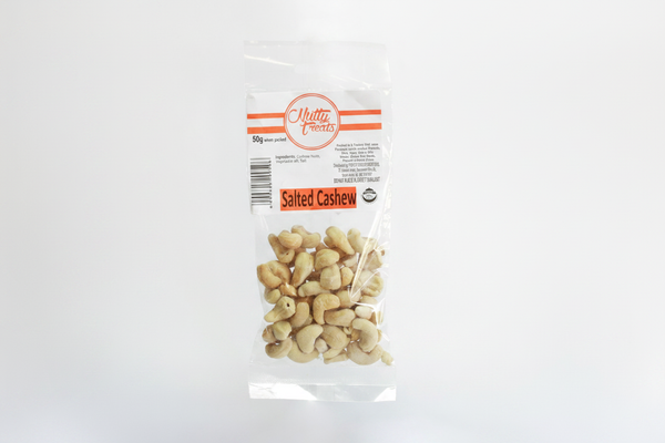 Salted Cashew Nuts 50g by Nutty Treats