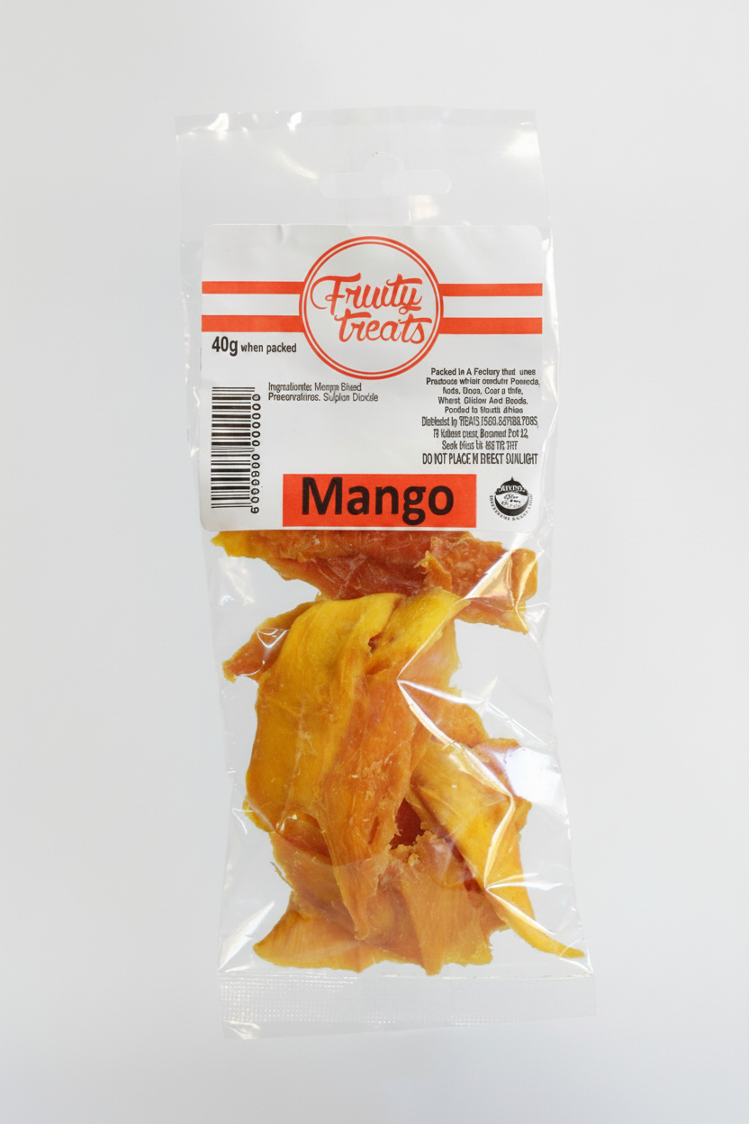 Fruity Treats Mango 40g dried mango slices