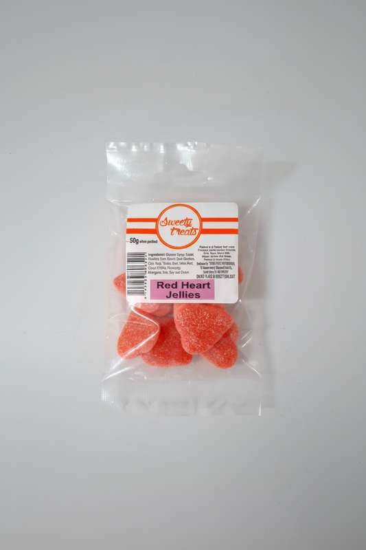 Red Heart Jellies 50g - Sweety Treats