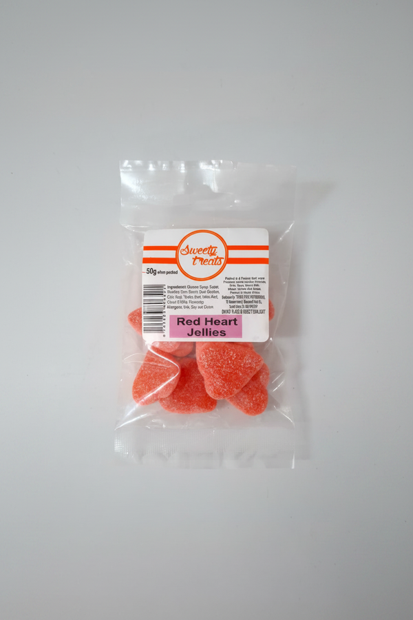 Red Heart Jellies 50g - Sweety Treats