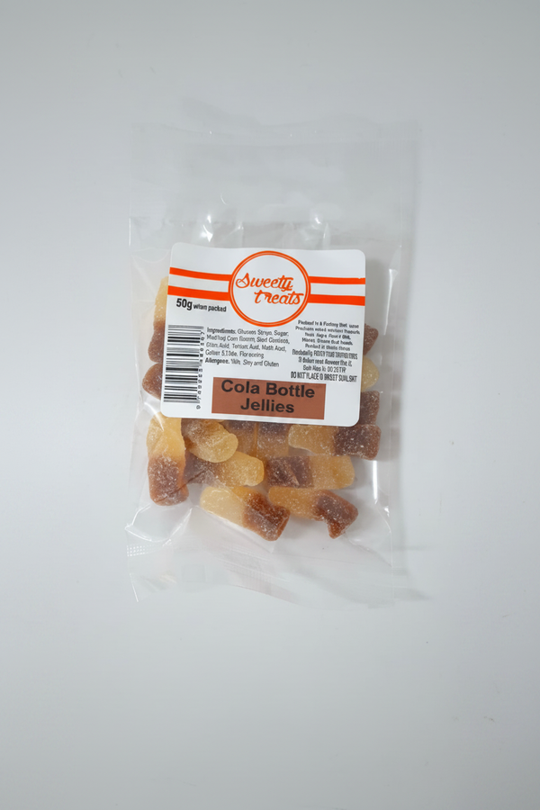 Cola Bottle Jellies 50g - Sweety Treats