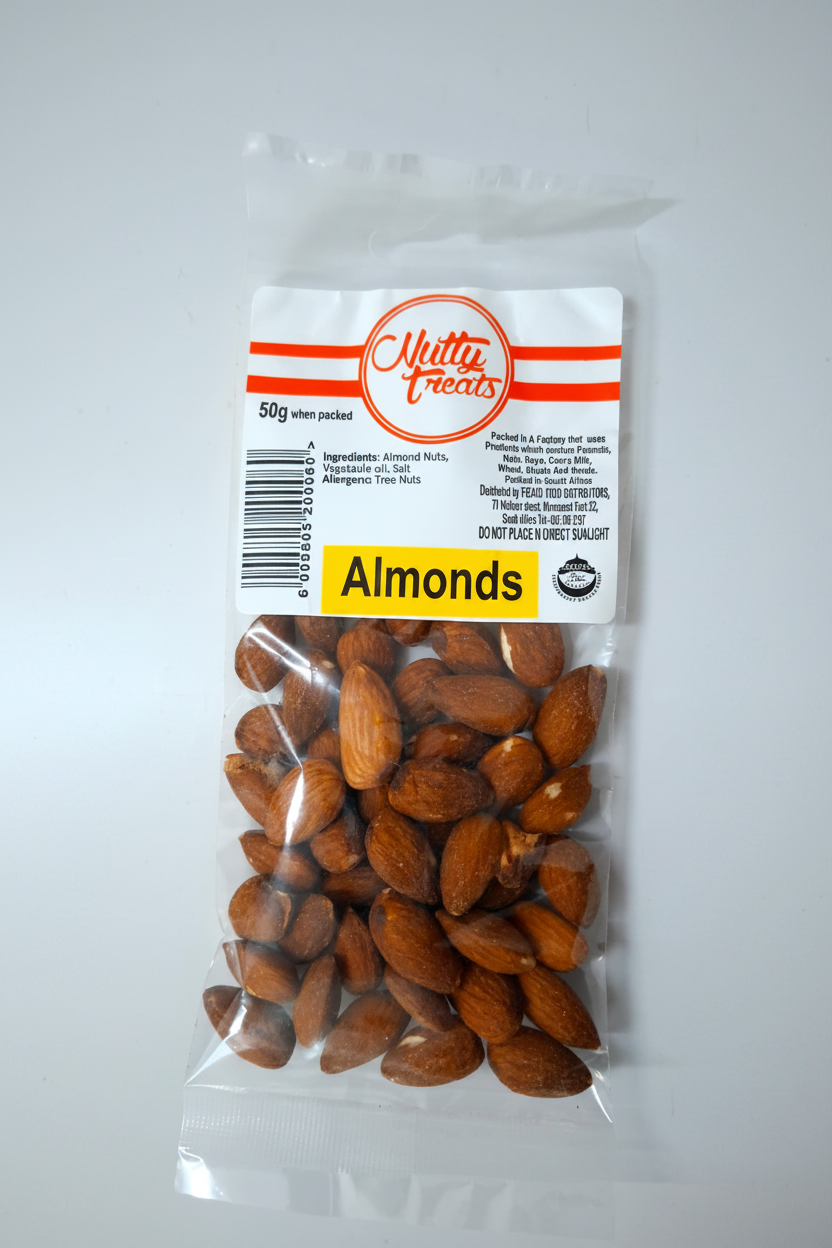 Almonds 50g - Nutty Treats